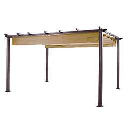 Extra image of Hartman Roma Pergola 4m x 3m - Bronze Caramel