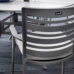 Extra image of Hartman Lyra 6 Seater Dining Set in Crimini / Moon
