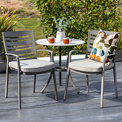 Image of Hartman Lyra Bistro Set in Crimini / Moon