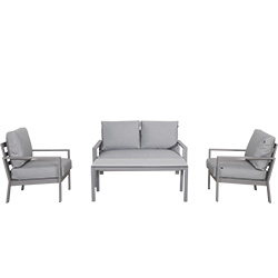 Extra image of Hartman Rio 2 Seat Lounge Set in Taupe and Pewter