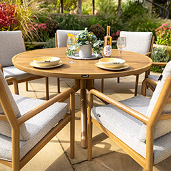 Extra image of Hartman Sahara 6 Seat Round Dining Set