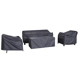 Image of Hartman Sonas 3 Seat Adjustable Lounge Set Covers