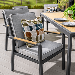 Extra image of Hartman Sonas 8 Seat Rectangular Dining Set in Matt Xerix / Haze
