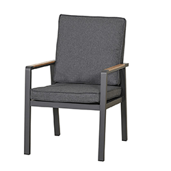 Extra image of Hartman Sonas Dining Chair with Cushions in Matt Xerix / Harris