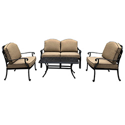Extra image of Hartman Amalfi Lounge Set with 2 Seater Sofa in Bronze/Amber