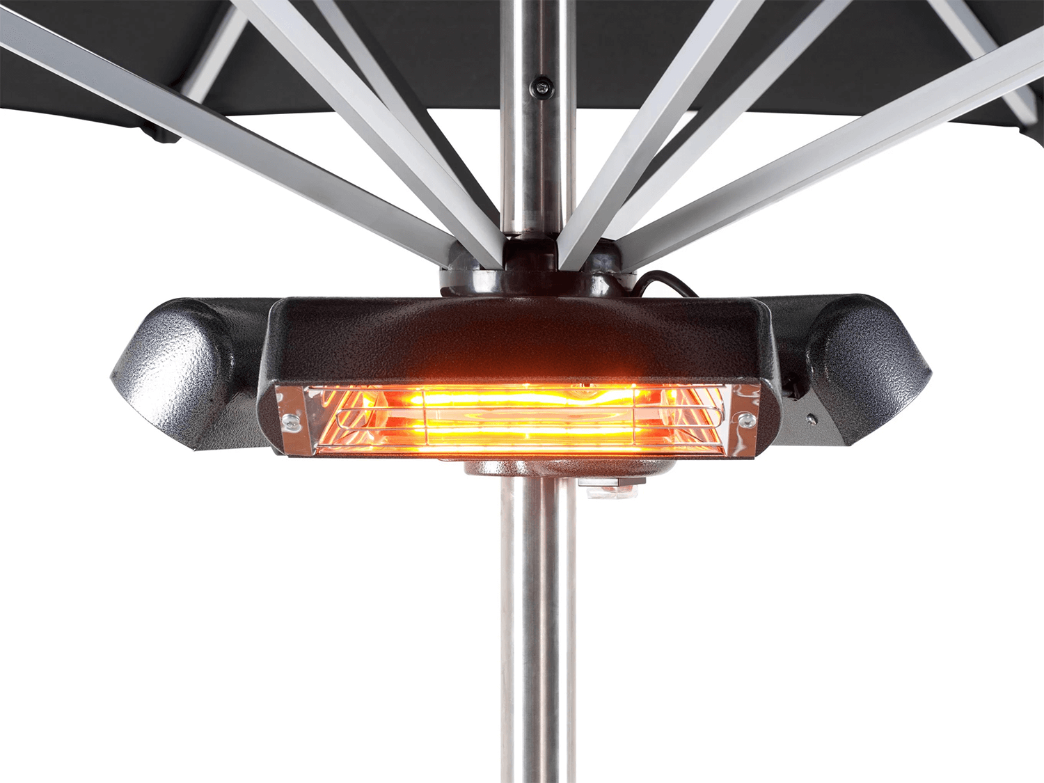 Heatmaster Slimline Super Parasol Attaching Heater - £179.99 | Garden4Less  UK Shop