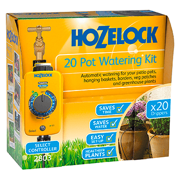 Image of Hozelock 20 Pot Automatic Watering Kit with Select Timer