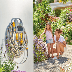 Extra image of Hozelock Hose Hanger with 20m of Hose and Fittings - 2364