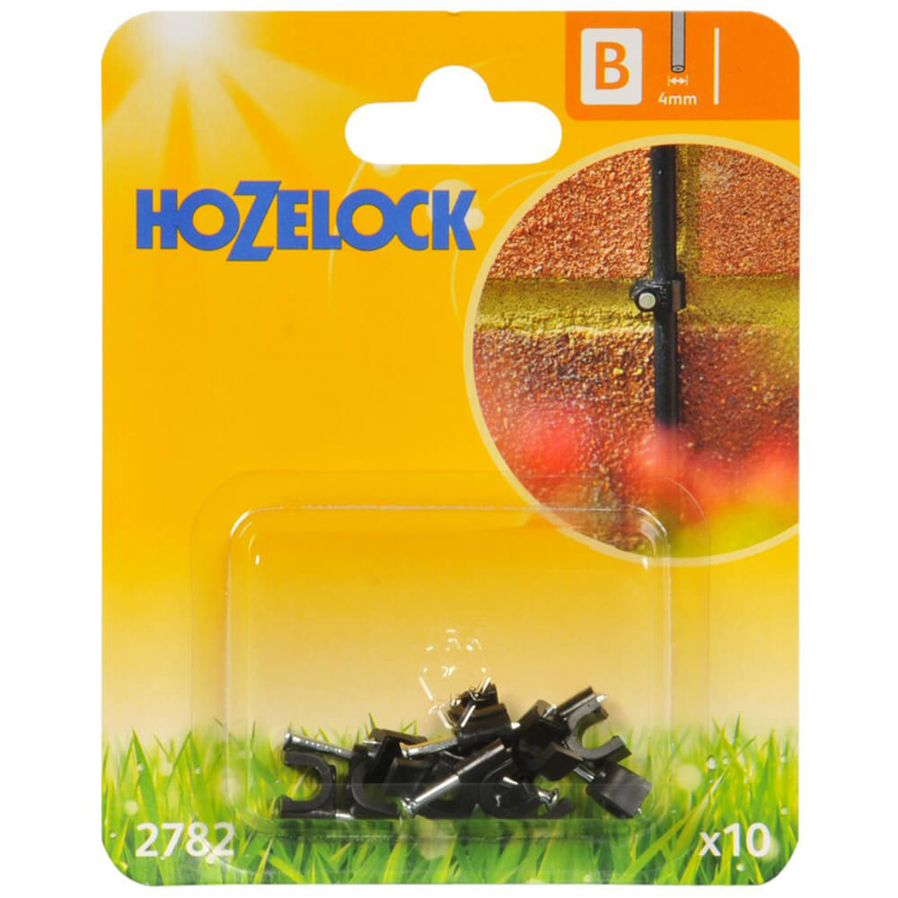 Hozelock HOZELOCK MICRO IRRIGATION WALL CLIP 4MM X10 2743 