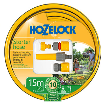 Image of Hozelock 15m Starter Hose and Fittings Set