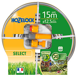 Image of Hozelock Select 15m Garden Hose and Fittings Set