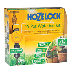 Image of Hozelock 15 Pot Watering Kit with Mechanical Timer