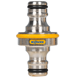Image of Hozelock Pro Metal Double Male Connector - 2044