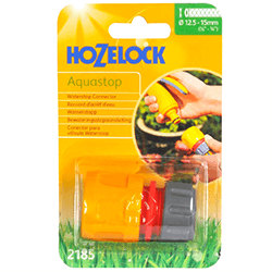 Extra image of Hozelock Hose End Aqua Stop Connector - 2185