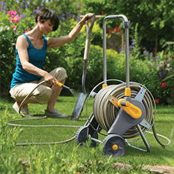 Extra image of Hozelock Metal Hose Cart, 60m Capacity - 2437