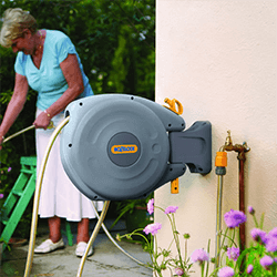 Extra image of Hozelock Mini Auto Reel Hose System 10m - 2485