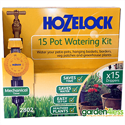 Image of Hozelock 15 Pot Watering Kit with Mechanical Timer