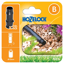 Image of Hozelock End Caps for 13mm Supply Tube - Pack of 12