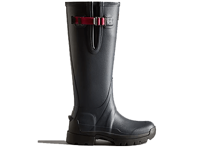Image of Hunter Women's Balmoral Adjustable Wellington Boots - Navy - UK 8
