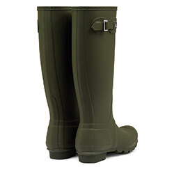 Extra image of Women's Original Tall Hunter Boots in Dark Olive