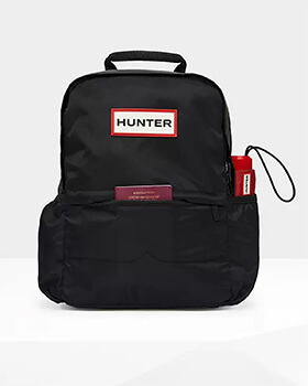 Image of Hunter Original Nylon Backpack in Black