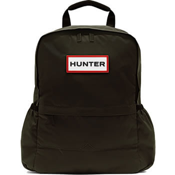 Image of Hunter Original Nylon Backpack in Dark Olive