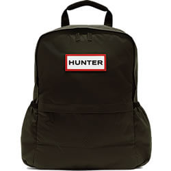 Small Image of Hunter Original Nylon Backpack in Dark Olive