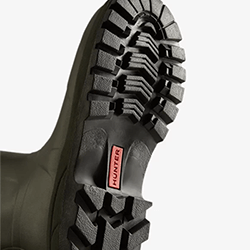 Extra image of Balmoral Unisex Side Adjustable Wellington Boot - Dark Olive 11