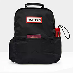 Small Image of Hunter Original Nylon Backpack in Black