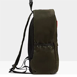Extra image of Hunter Original Nylon Backpack in Dark Olive