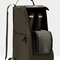 Extra image of Hunter Original Tall Boot Bag in Olive