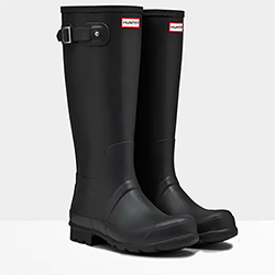 Extra image of Men's Original Tall Hunter Boots in Black - UK 12