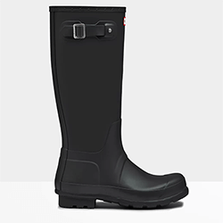 Small Image of Men's Original Tall Hunter Boots in Black