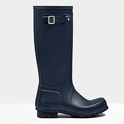 Extra image of Men's Original Tall Hunter Boots in Navy - UK 12