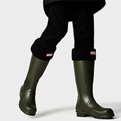 Image of Mens Original Tall Hunter Boots in Dark Olive