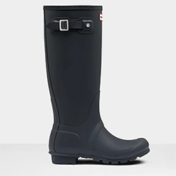 Extra image of Women's Original Tall Hunter Boots in Navy - UK 8