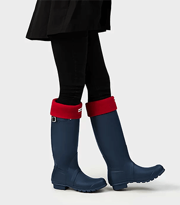 Image of Women's Original Tall Hunter Boots in Navy