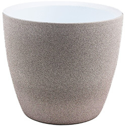 Small Image of Ivyline Turno 17cm Indoor Plant Pot in Cement