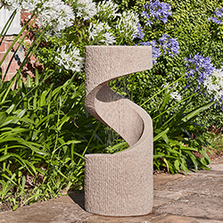Small Image of Outdoor Spiral Water Feature Sandstone