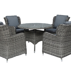 Small Image of Seville 4 Seater 1.1m Round Dining Set by Katie Blake