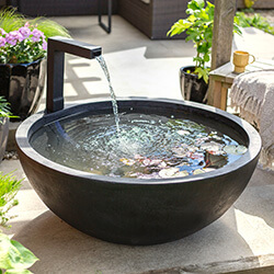 Image of Easy Fountain Modern Collection Large Patio Pond