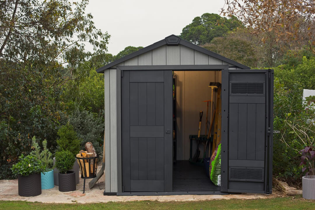 Keter Oakland 757 Garden Shed in Brownish Grey - £833.62 