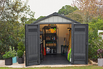 Image of Keter Oakland 757 Garden Shed in Brownish Grey