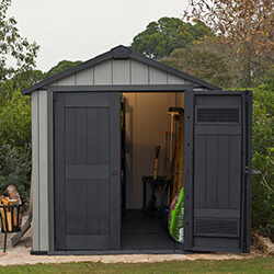Extra image of Keter Oakland 757 Garden Shed in Brownish Grey