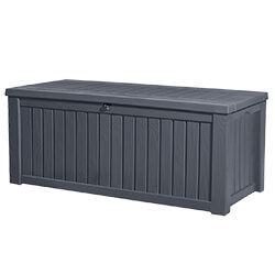 Extra image of EX DISPLAY / COLLECTION ONLY - Keter Rockwood Storage Box - Anthracite