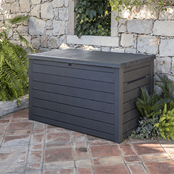 Extra image of COLLECTION ONLY - Keter Ontario XXL Deck Storage Box - Anthracite