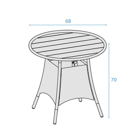 Table dimensions image