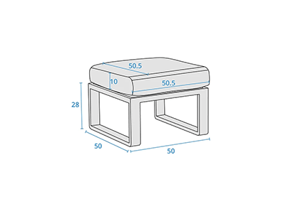 Stool dimensions image