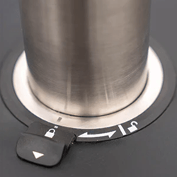 Extra image of Kettler Parasol Base Plain Steel 30Kg - Press Hold Pole