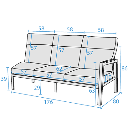 Tudor Right corner dimensions image